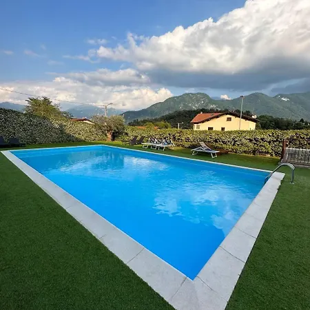 Duplex With Terrace , Pool, 2 Bedrooms * Lenno